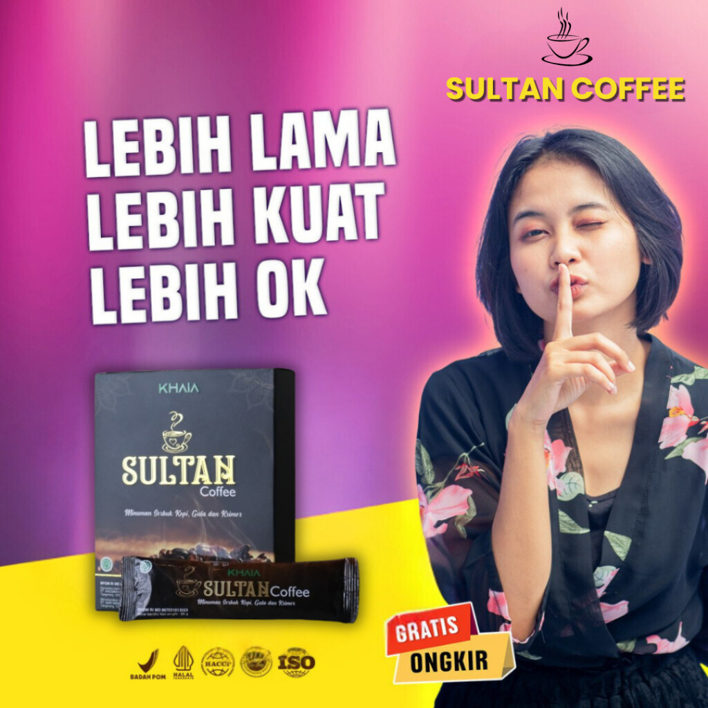 

COD Kopi Ginseng Sultan Khaia Stamina Pria KUAT TAHAN LAMA 100 % Original Bergaransi 1 Box 10 Sachet