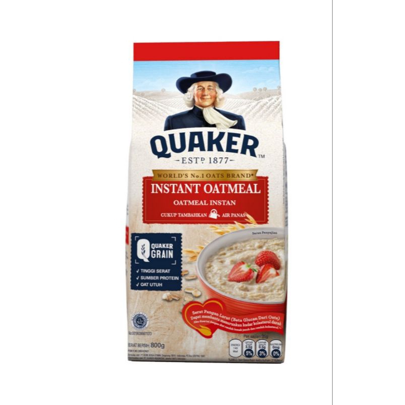 

Quaker Oatmeal Instan 800gr