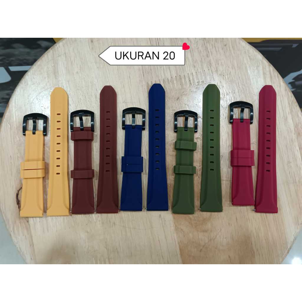 tali karet jam tangan - strap rubber jam tangan