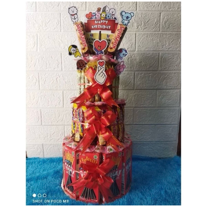 

3 tower + 1 , Silverqueen, chocolatos, beng2, pocky