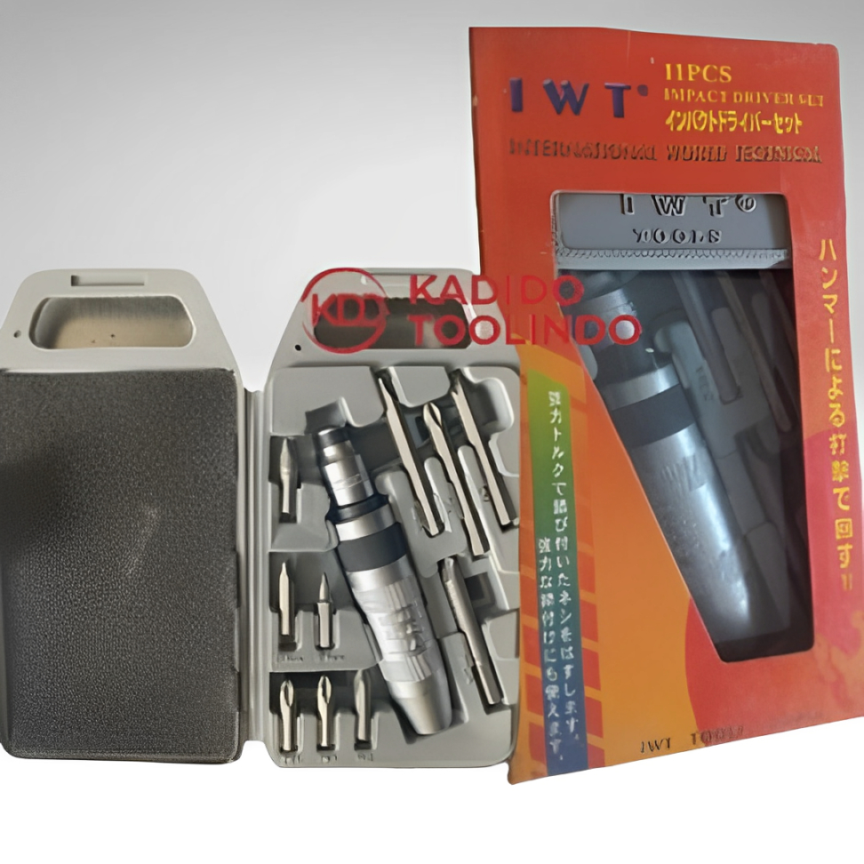 IWT Obeng ketok 11 Pcs Impact Driver Set