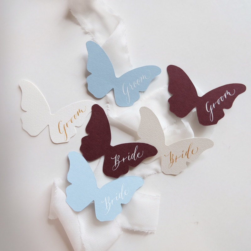 

Wedding Place Card Name Butterfly 1pc