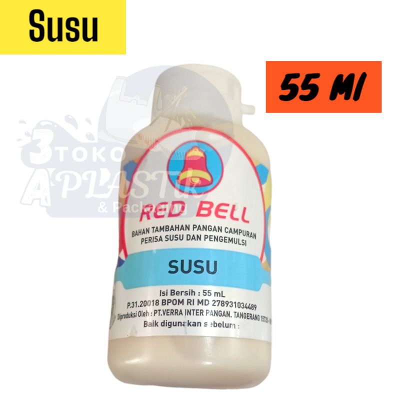 

PASTA PERISA RASA SUSU MERK RED BELL 55 ml