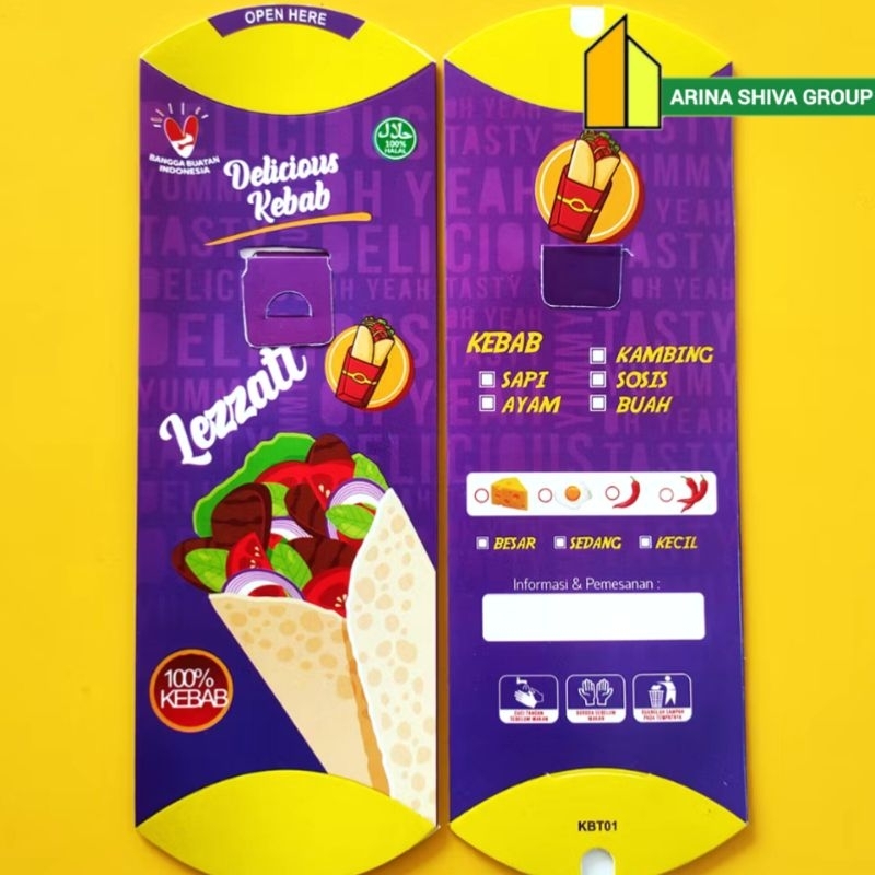 

[PAKET USAHA] 250 LEMBAR KERTAS KEBAB TARIKAN IVORI PUTIH UKURAN 25 × 10 CM HIGH QUALITY PRODUK TERBARU | KOTAK KEBAB KEKINIAN | DUS KEBAB VIRAL TIKTOK | KEMASAN KEBAB | BOX KEBAB MURAH | TOKO KEBAB OFFICIAL | ARINA SHIVA GROUP 91528