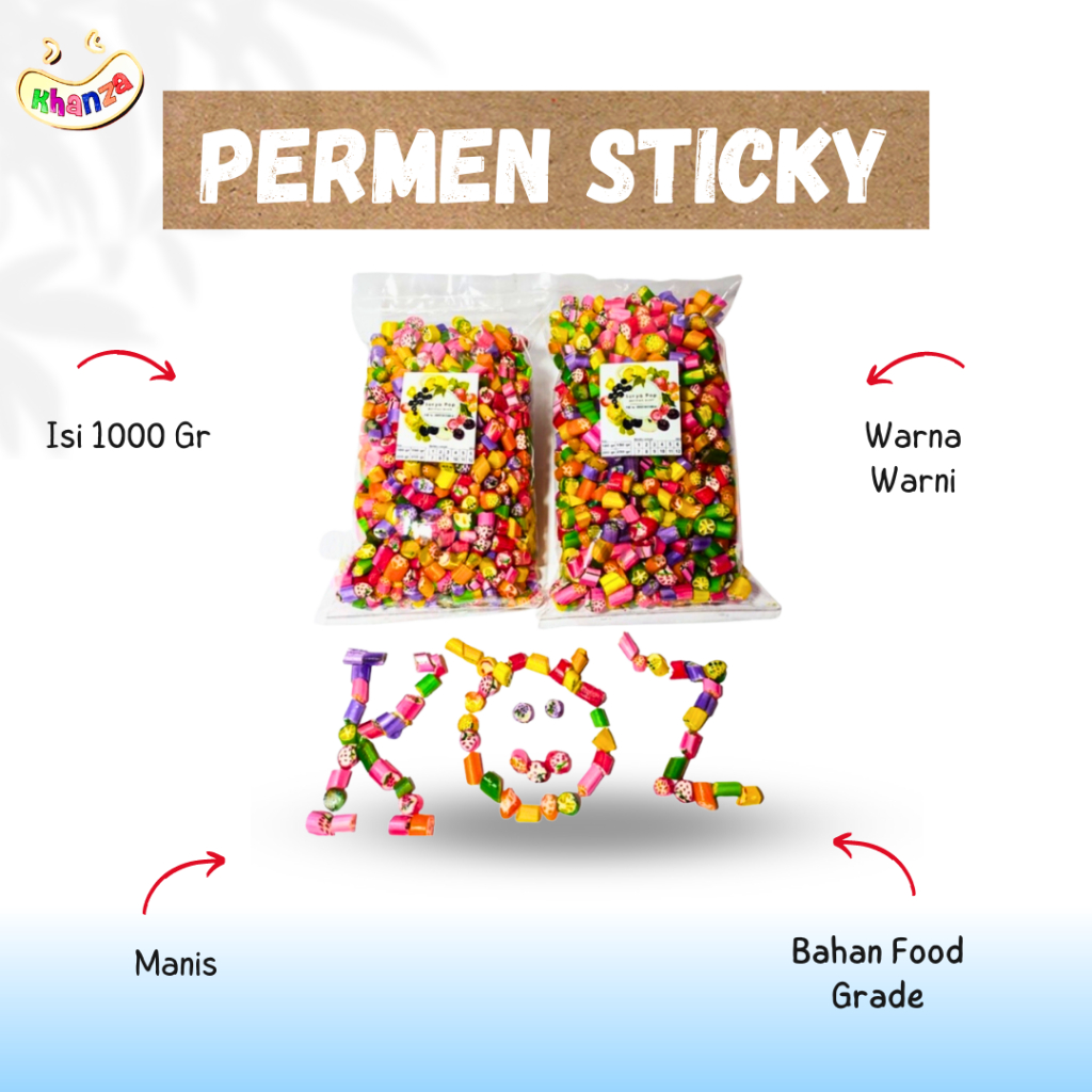 

Permen Sticky Note Cantik Warna Warni PREMIUM 1 Kg