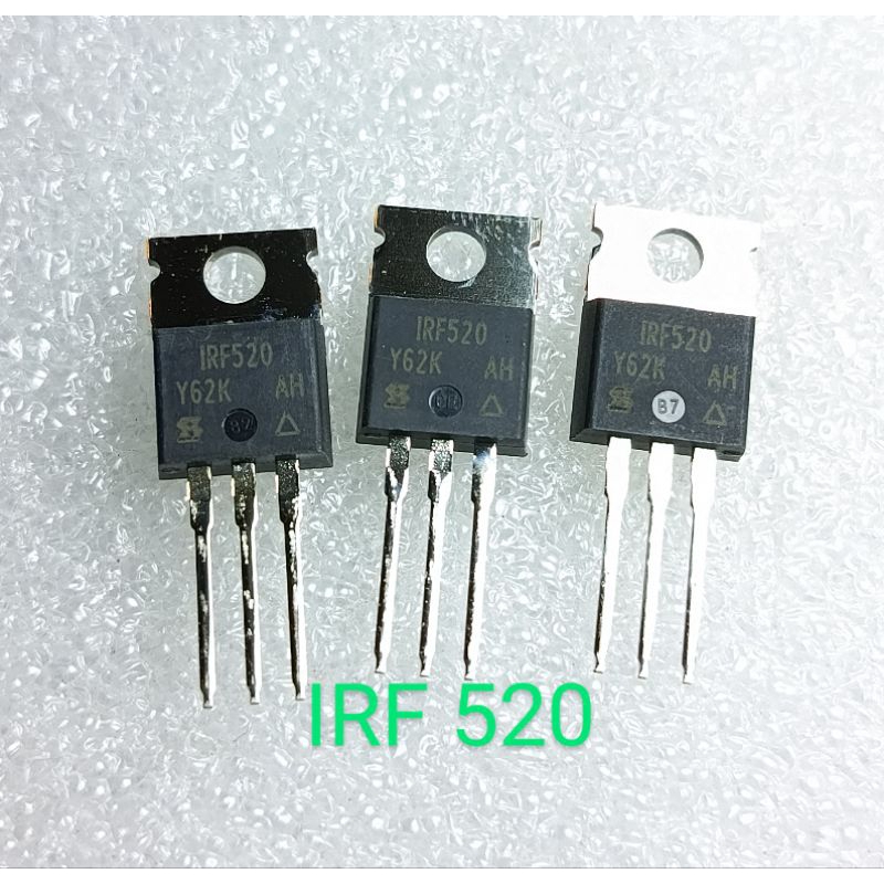 MOSFET IRF 520 N ASLI ORIGINAL IC MOSFET IRF 520 N KUALITAS BAIK MOSFETIRF520N