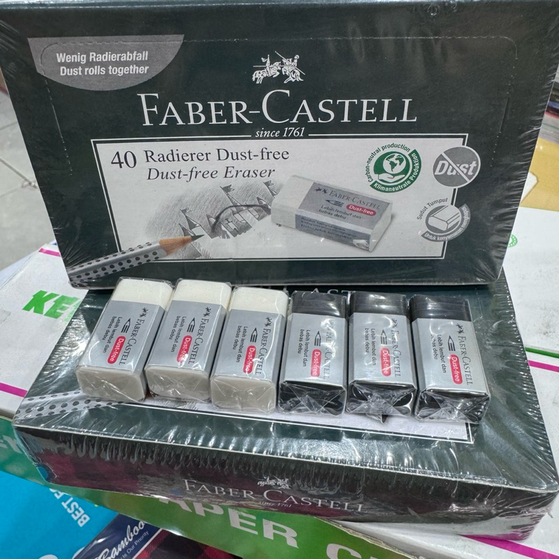 

Penghapus Faber castell putih hitam kecil / penghapus pensil faber castell (1PCS)