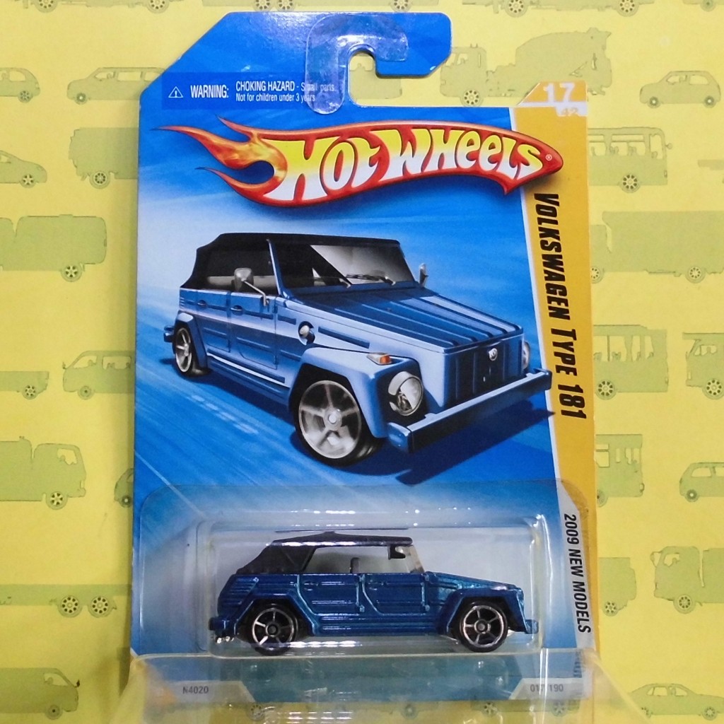 Hot Wheels 2009 - VW Safari Type 181 Blue
