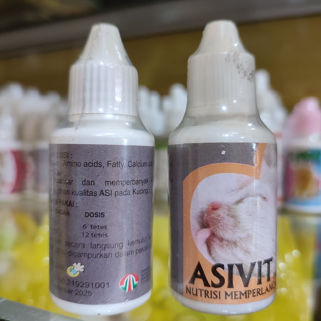 Asivit Obat Kucing Obat Pelancar Asi Kucing