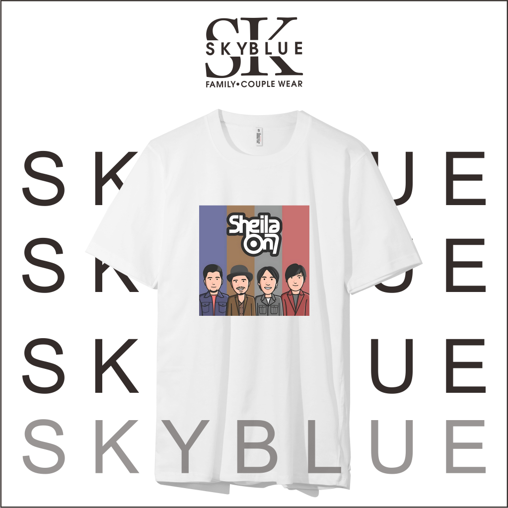 bisa request Kaos sheila on 7 so7 tunggu aku di jakarta medan makassar bandung pekanbaru samarinda 2