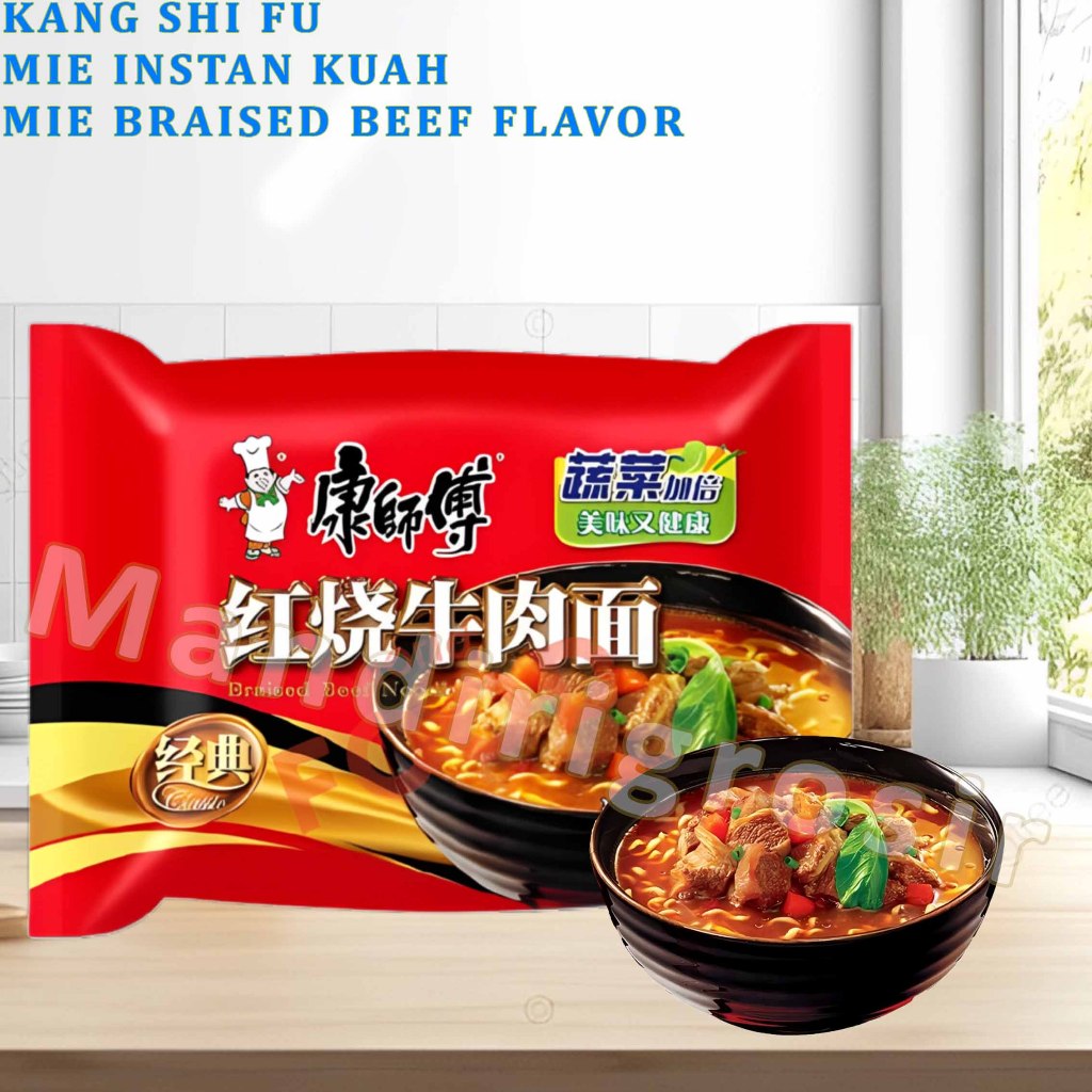 

Mie Instant Kuah * Kang Shi Fu * Mie Instant Rasa Daging Sapi * 105gr