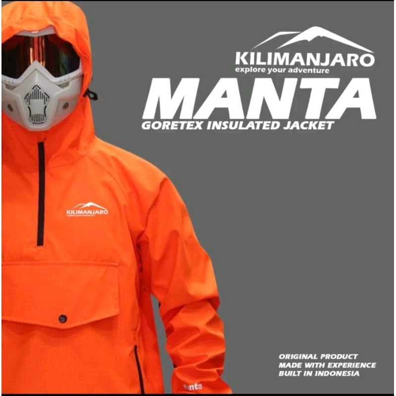 Jaket Goretex Kilimanjaro Manta 3 Layer Waterproof - Jaket Goretex Kilimanjaro