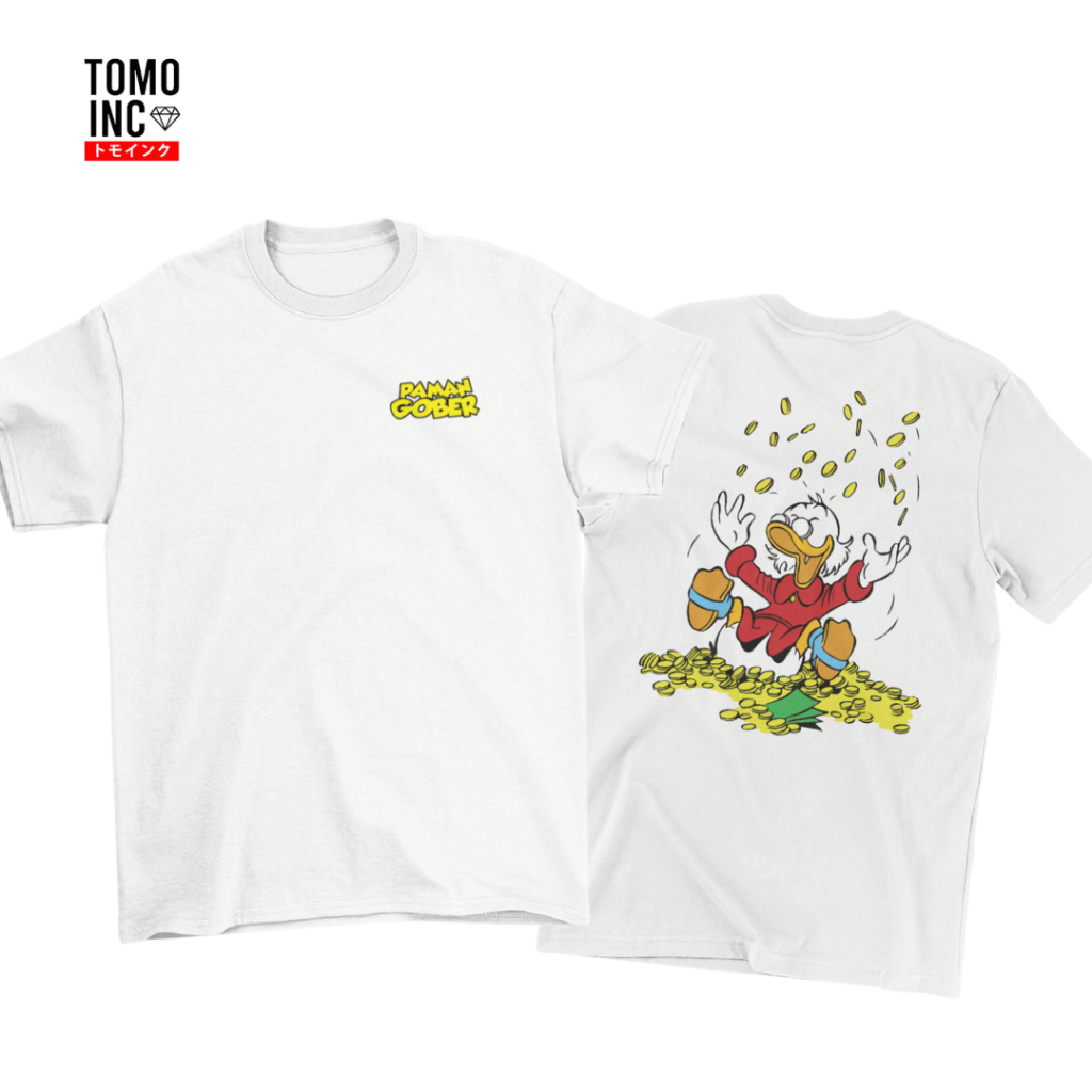 Tomoinc T-Shirt Kaos Donal Duck - Paman Gober