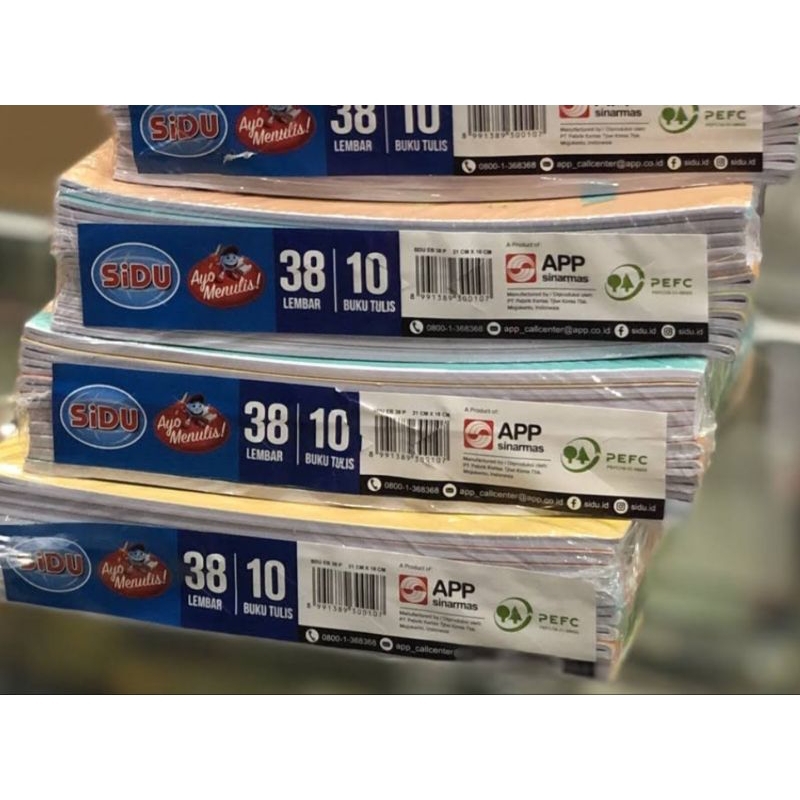 Buku tulis sakola 38