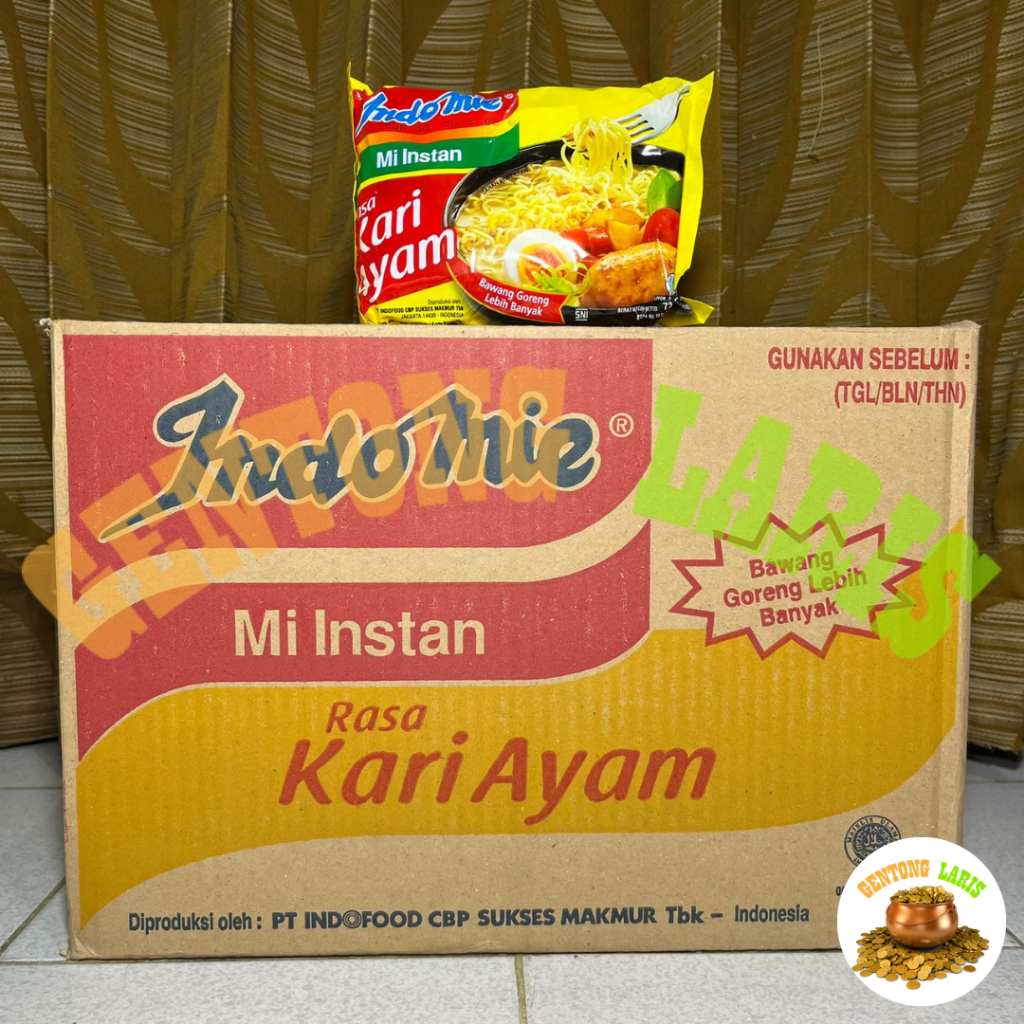 

Indomie Kuah Kari Ayam 1 Dus / Karton isi 40 Pcs Mie Instan