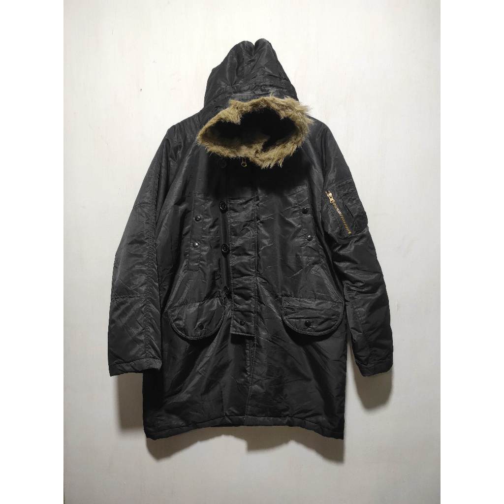 Jaket Parka Army Air Force  Size : M fit L