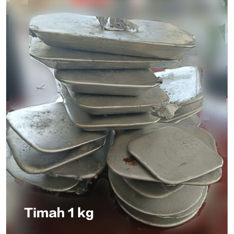TIMAH BATANGAN KEPINGAN KILOAN KERAS BERSIH UNTUK UMPAN PANCING BERKUALITAS UNTUK KERAJINAN METAL JI