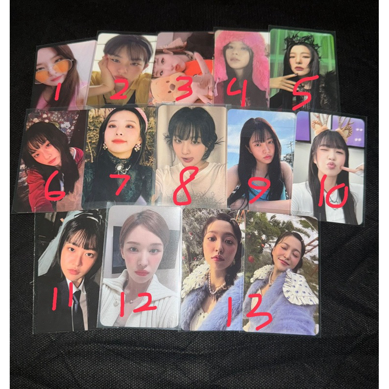 [ sale ] pc seulgi yeri wendy red velvet