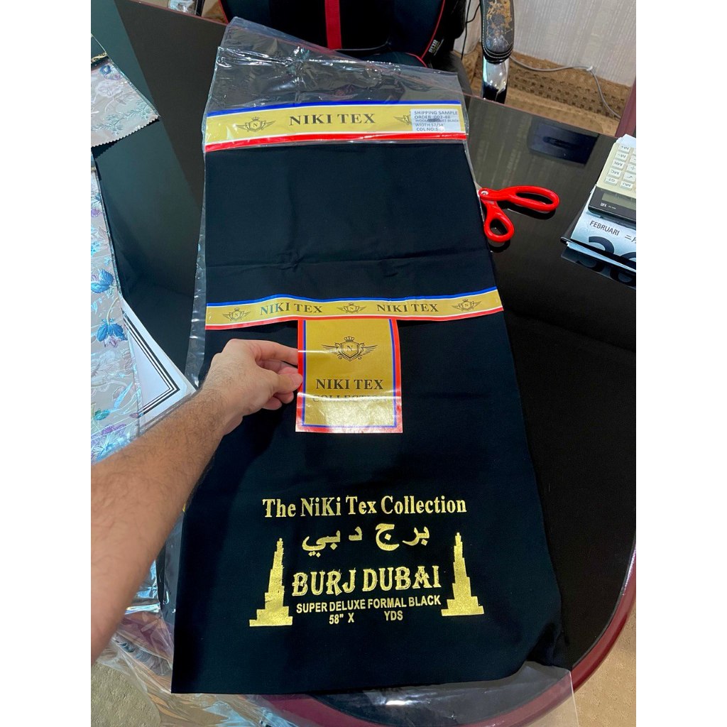 sut BAHAN JETBLACK WOLFIS/KAIN JETBLACK/KAIN ABAYA/JETBLACK /JETBLACK PREMIUM/JETBLACK