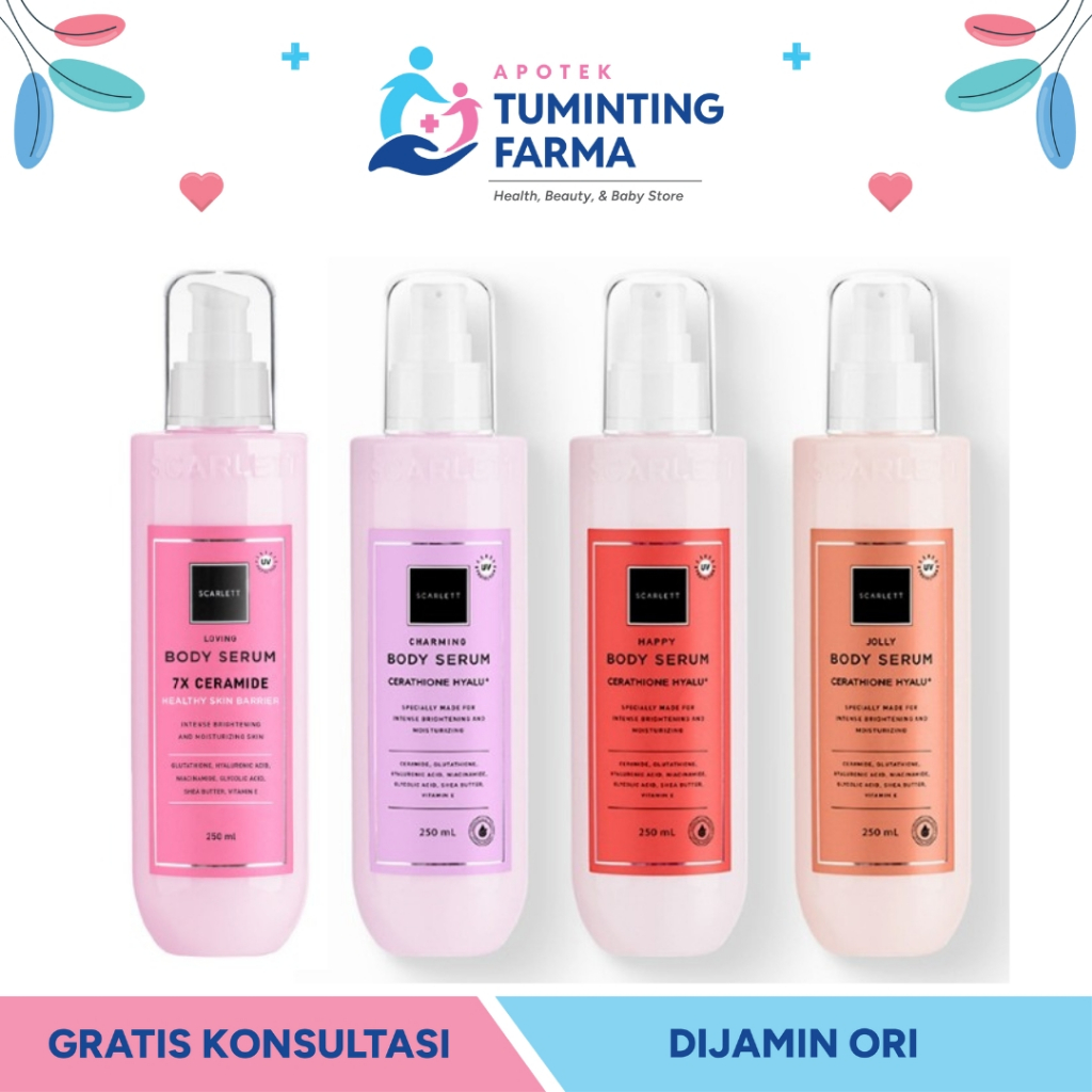 SCARLETT Whitening Body Serum Series 250ml - MANADO