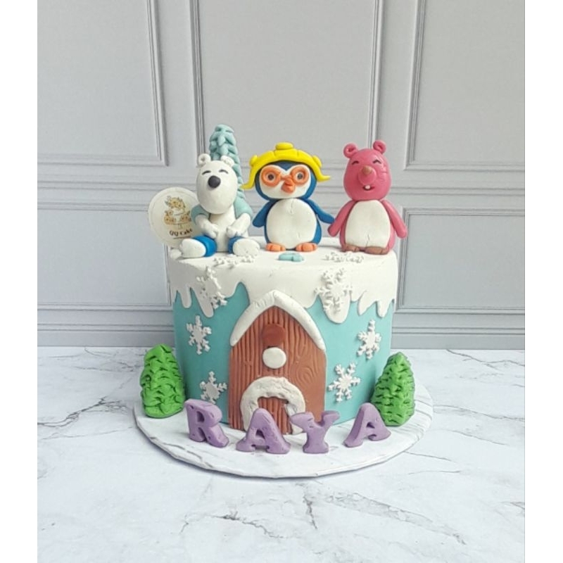 

Custome/Cake Pororo Fondant