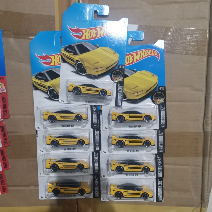 Hot Wheels 1990 Honda NSX Acura NSX HW Nightburnerz 2016 Kuning Yellow