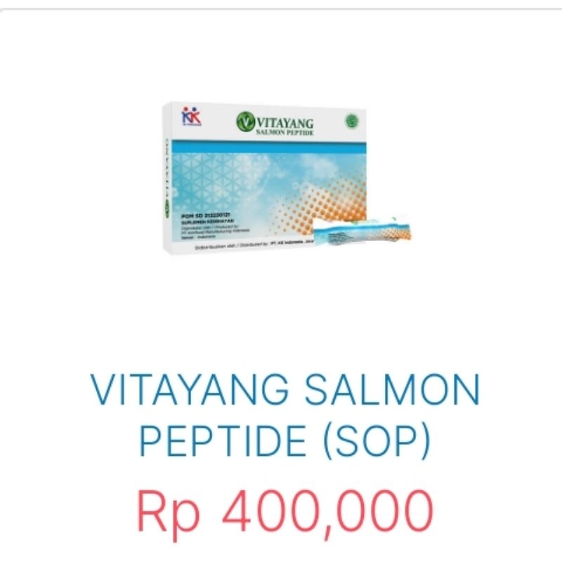 Vitayang SOP Salmon Ovary Peptide KK