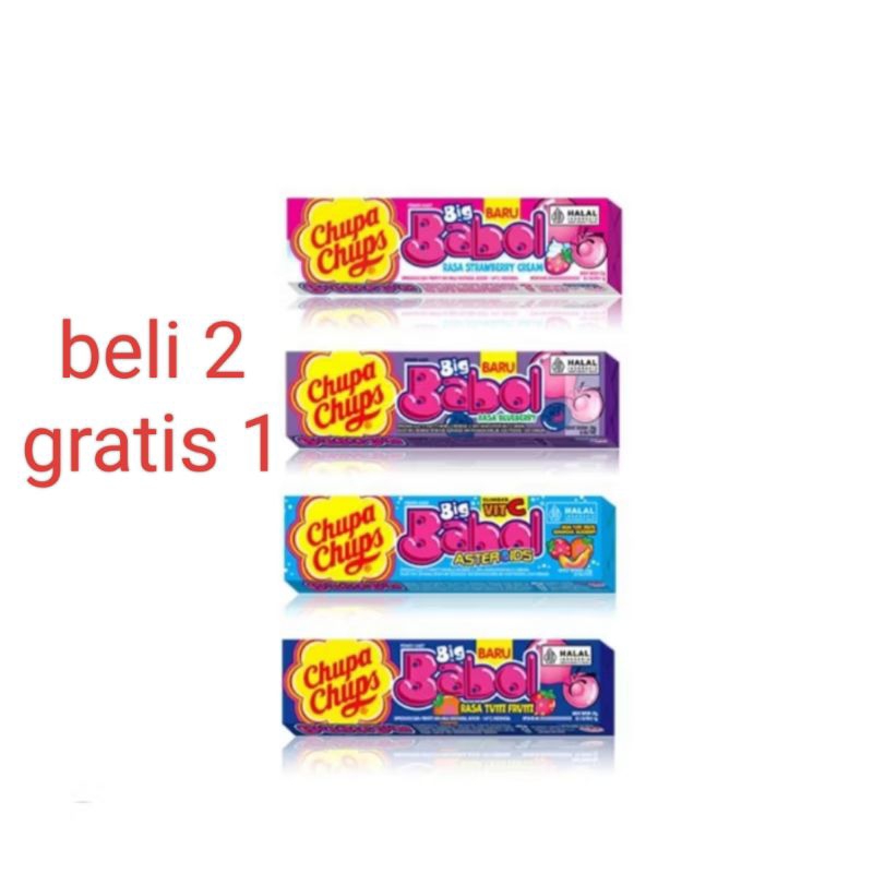 

big babol stik(beli 2 gratis 1)berlaku kelipatan