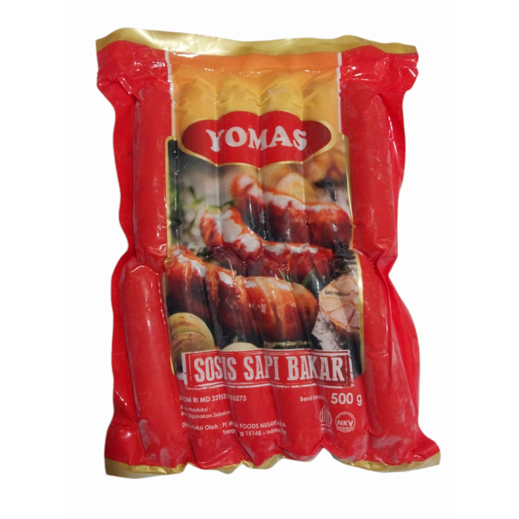 

Yomas Sosis Sapi Bakar 12s 500gr