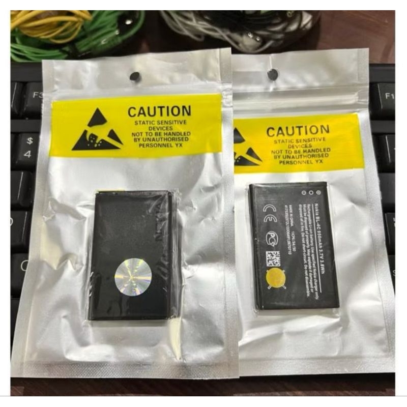 Battery 5C 4C Plastik klip Ori 100 Batre Nokia 105 106 107 150 215 216 220 222  Baterai Original Cel