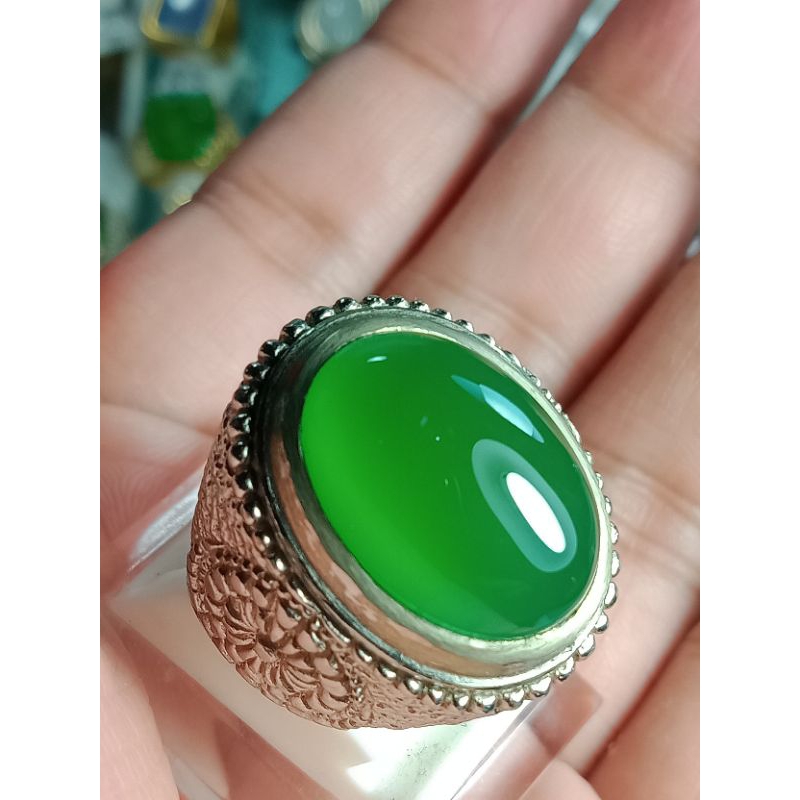 Batu Akik Green Topaz