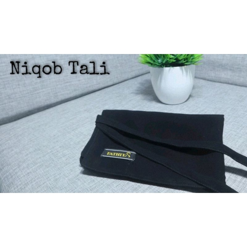 Cadar tali sifon silky | cadar penutup wajah | cadar muslimah | cadar sifon murah | cadar tali murah