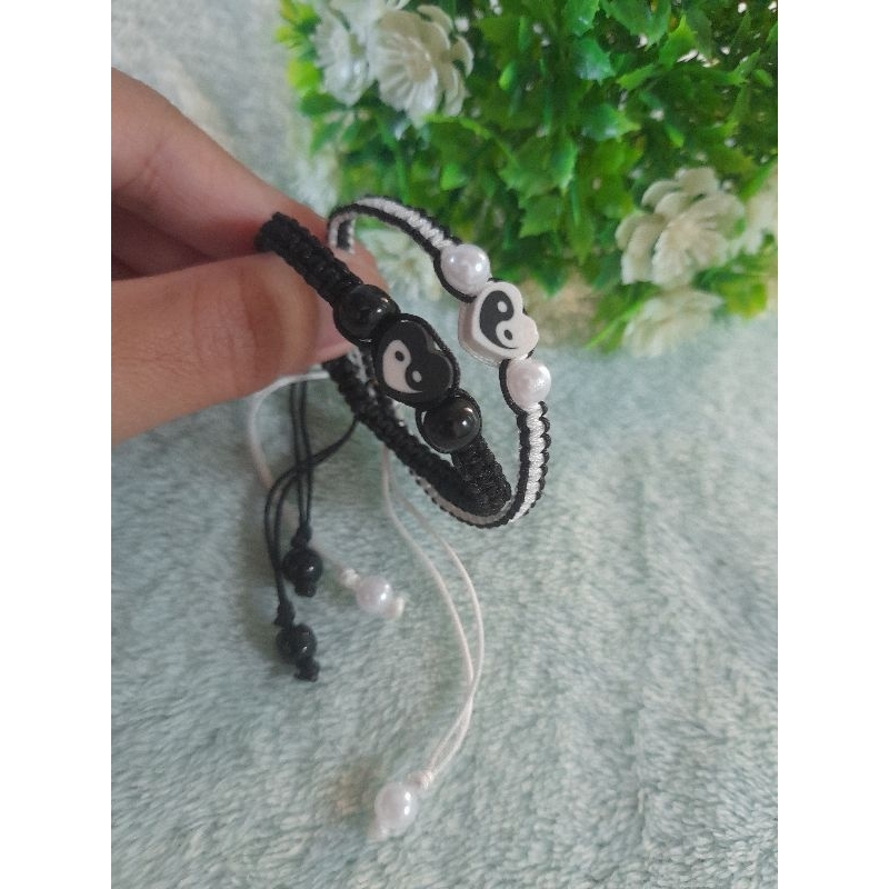 Gelang couple Yin-Yang/Gelang persahabatan/Gelang couple aesthetic