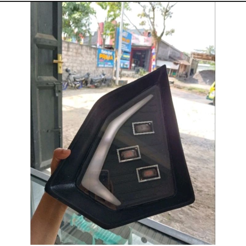 sepasang lampu depan headlamp jetbus 5 KW