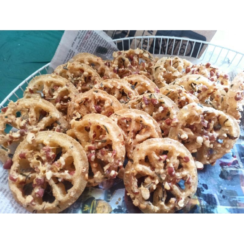 

peyek kembang gurih enak