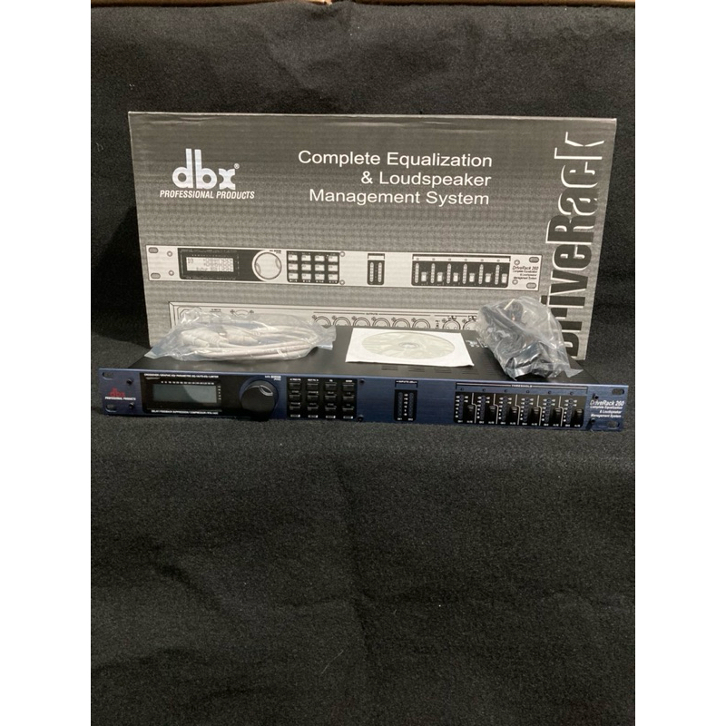 DLMS Speaker Management DBX 260 Driverack DBX260 DLMS 260 3in 6out 3 Way Grade A Delay Fungsi IC Ful