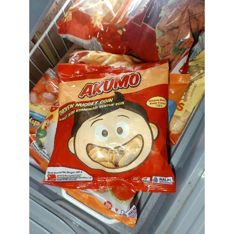 

Akumo Chicken Nugget Renyah Nikmat Kemasan 200 Gram
