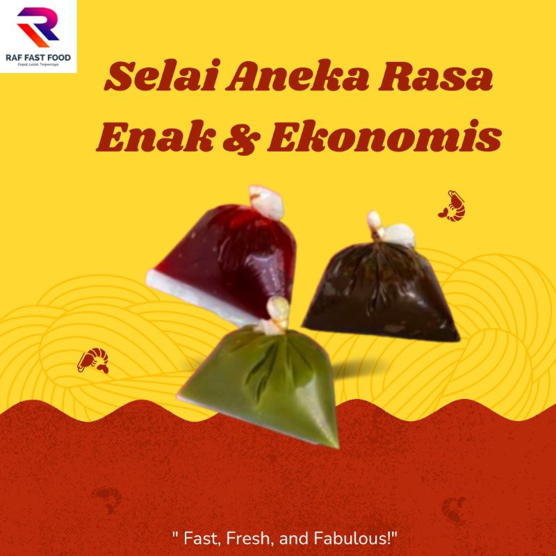 

Selai Sele Coklat Strawberry dan Pandan Ekonomis 250 Gram