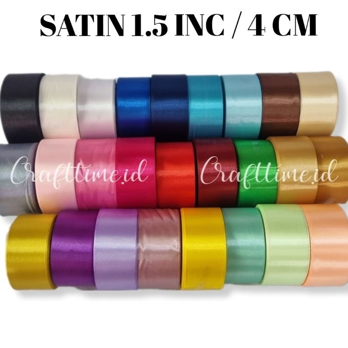 

DIJAMIN ORI 1 ROLL PITA SATIN 15 INCH atau 4 Cm