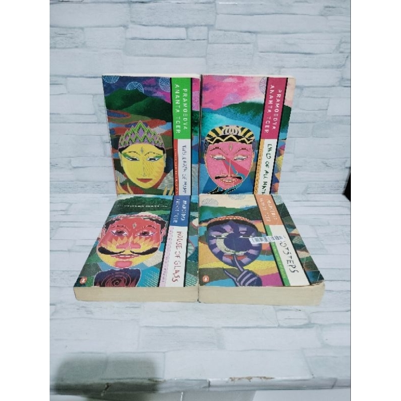 NOVEL INGGRIS This Earth Of Mankind, Child Of Nations, Footsteps, House Of Glass by Pramoedya Ananta