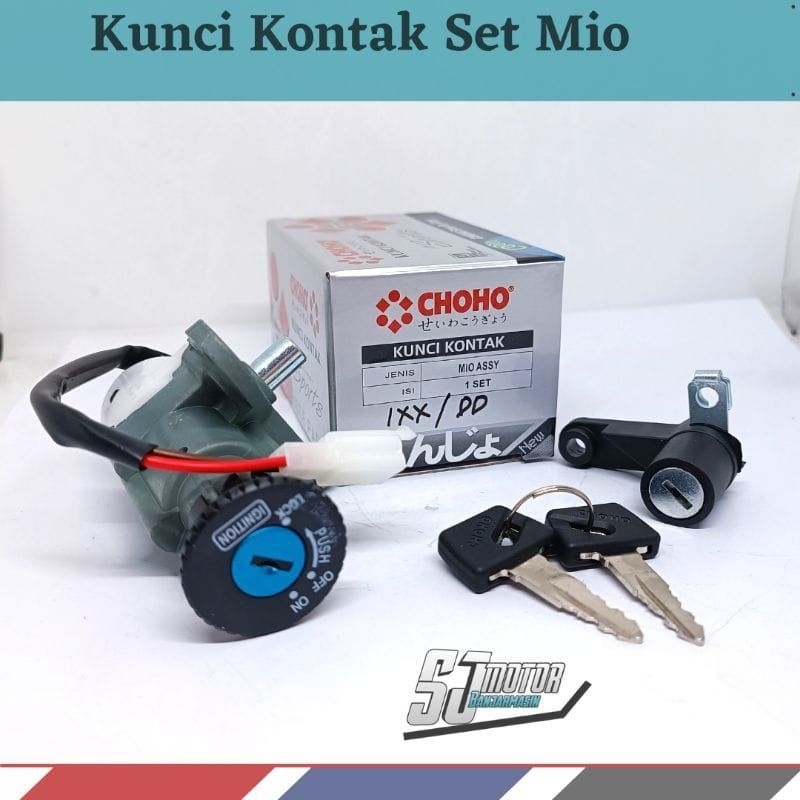 Kunci Kontak Set Assy Jok Sadel CHOHO Mio Smile Sporty