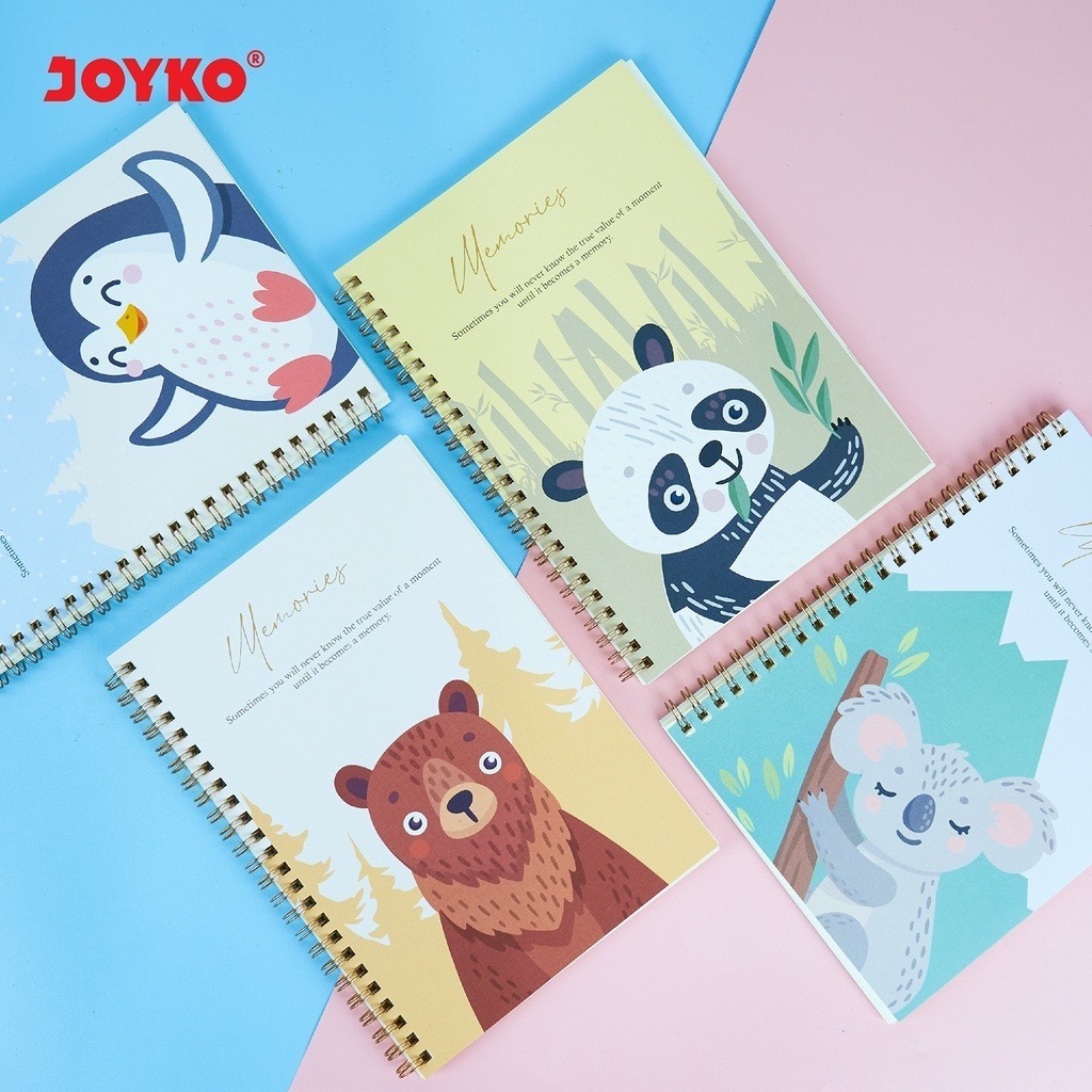 

Buku Tulis Catatan Bergaris Ruled Notebook A5 Joyko NB-707 1Pcs