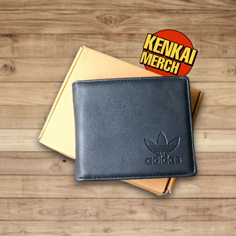 dompet kulit / wallet pria adidas hitam
