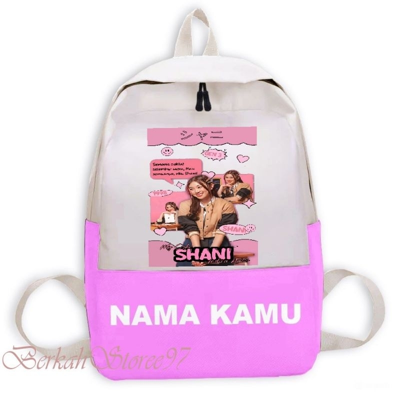 Tas Ransel Anak Gambar JKT48 SHANI LOVE LETTER - Tas Anak Unisex,PVC Tahan Air - Fashion - High Qual