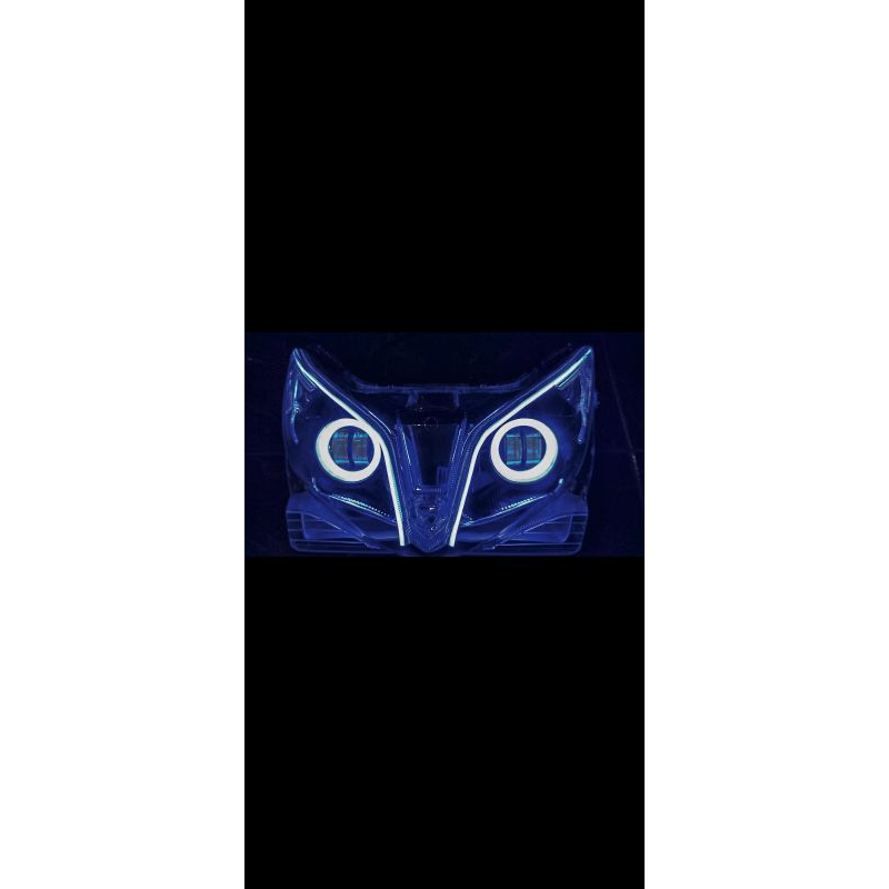 Daymaker VARIO 125 OLD PLUS ALIS reflektor Lampu depan VARIO 125 FI bohlam KZR