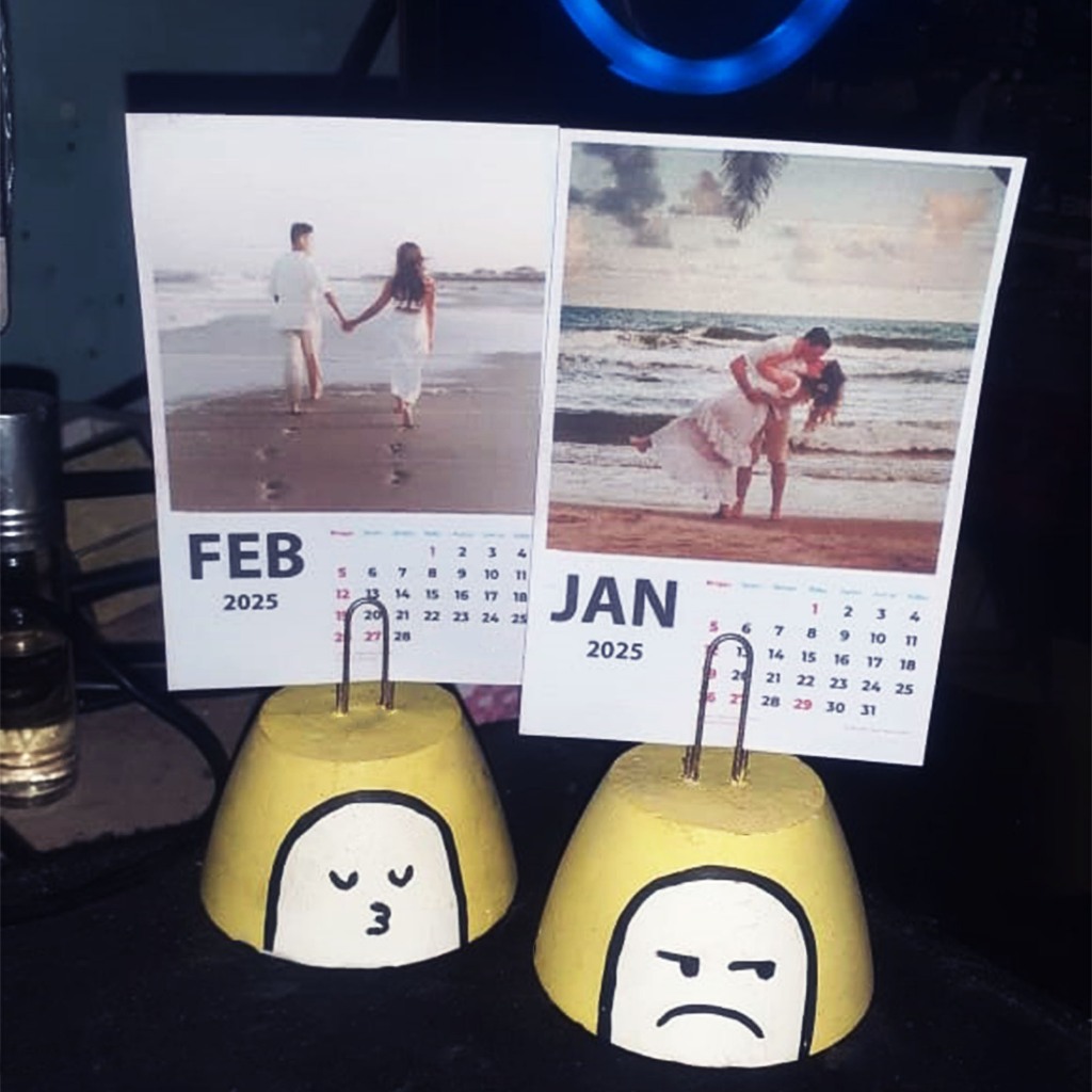 

kalender jepit aestetic foto kamu + stand holder