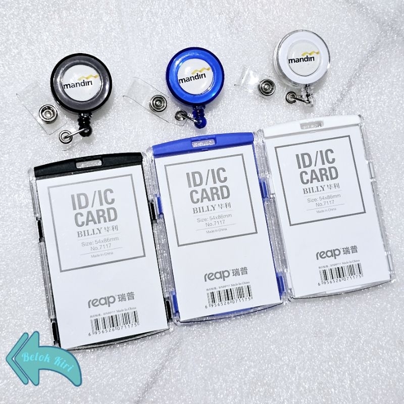 

Tempat Kartu Id Card Akrilik Reap + Yoyo Logo Mandiri