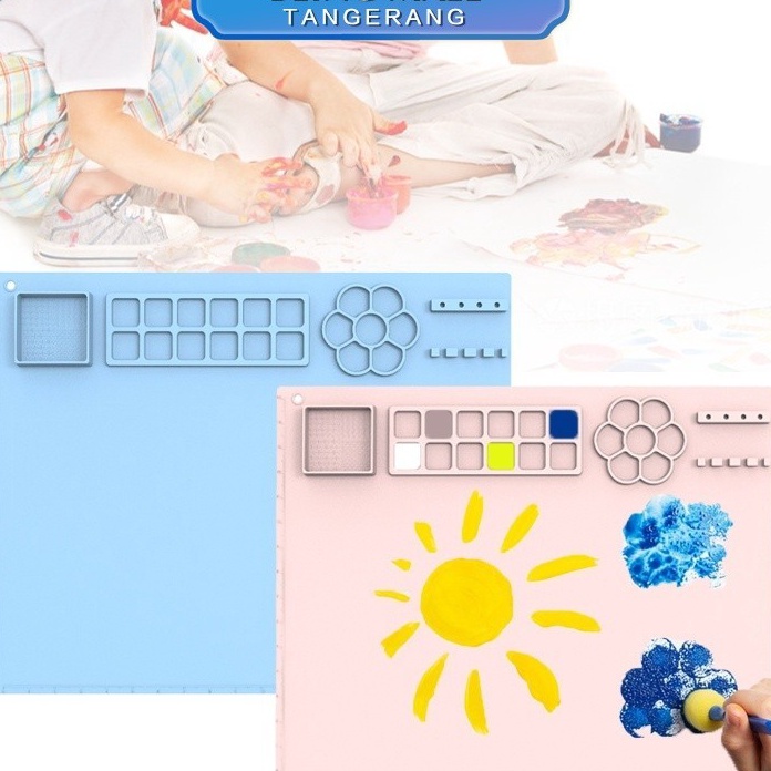 

SPESIAL Painting Mat Anti Air Silikon Kelas Makanan Painting Mat Dengan Palet Tahan Lama Anti Api 45cm