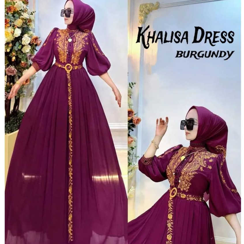 Gamis Wsnita Lebaran Pakaian Syar'I Wanita Gammis Model Terbaru 2026 Premium Baju Hamis Kekinian Lon