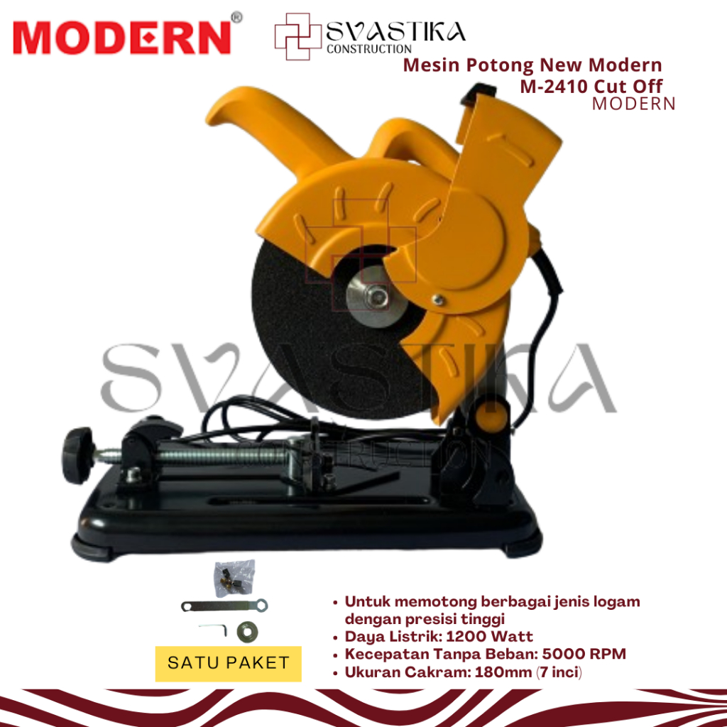 Mesin Potong New Modern M-2410 Cut Off 7 Inch Potong Besi Cutting Wheel M2410